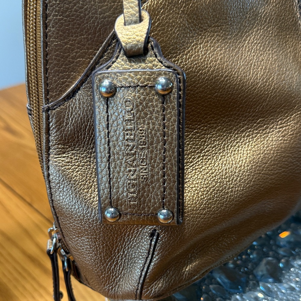 Tignanello Bronze Leather Shoulder Bag - Picture 2 of 16